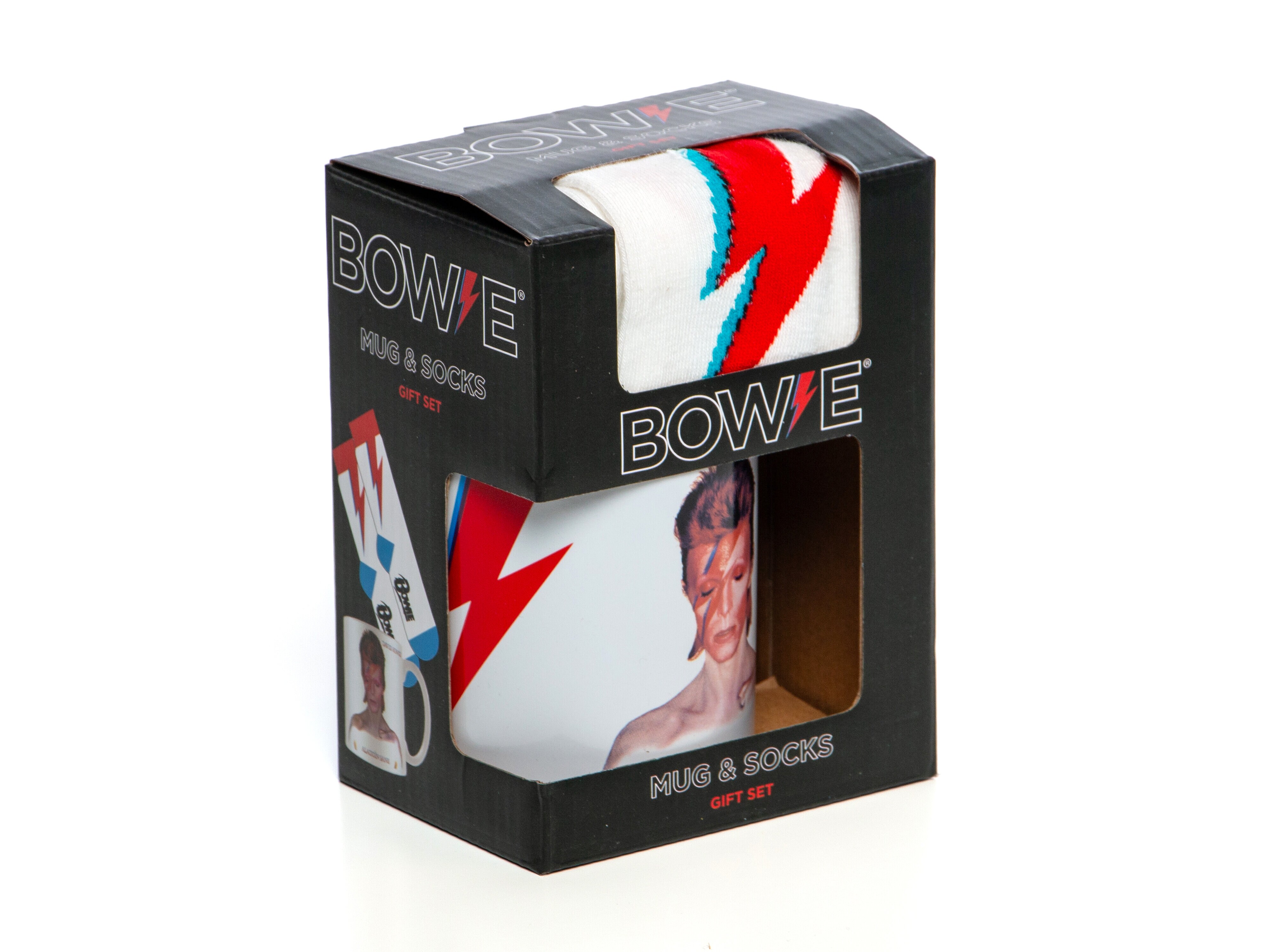 David Bowie Mugg & Strumpor Presentset