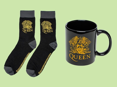 Queen kopp & sokker gavesett