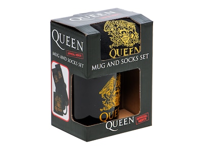 Queen kopp & sokker gavesett