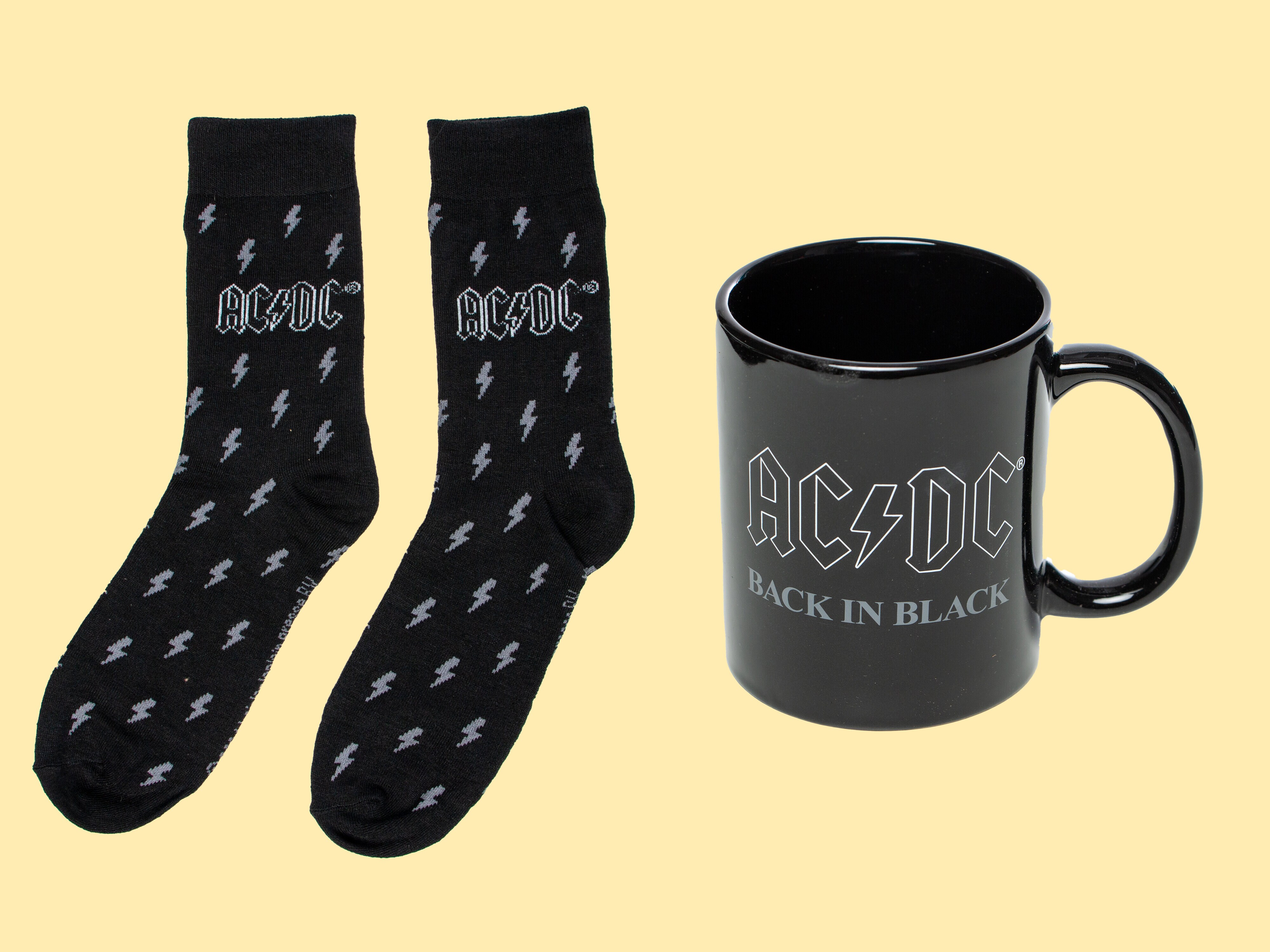 AC/DC Mugg & Strumpor Presentset