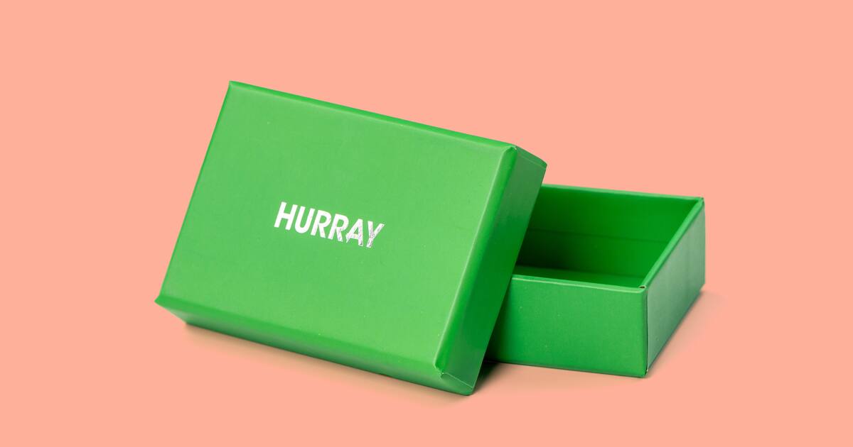 Presentbox Hurray | Coolstuff.se