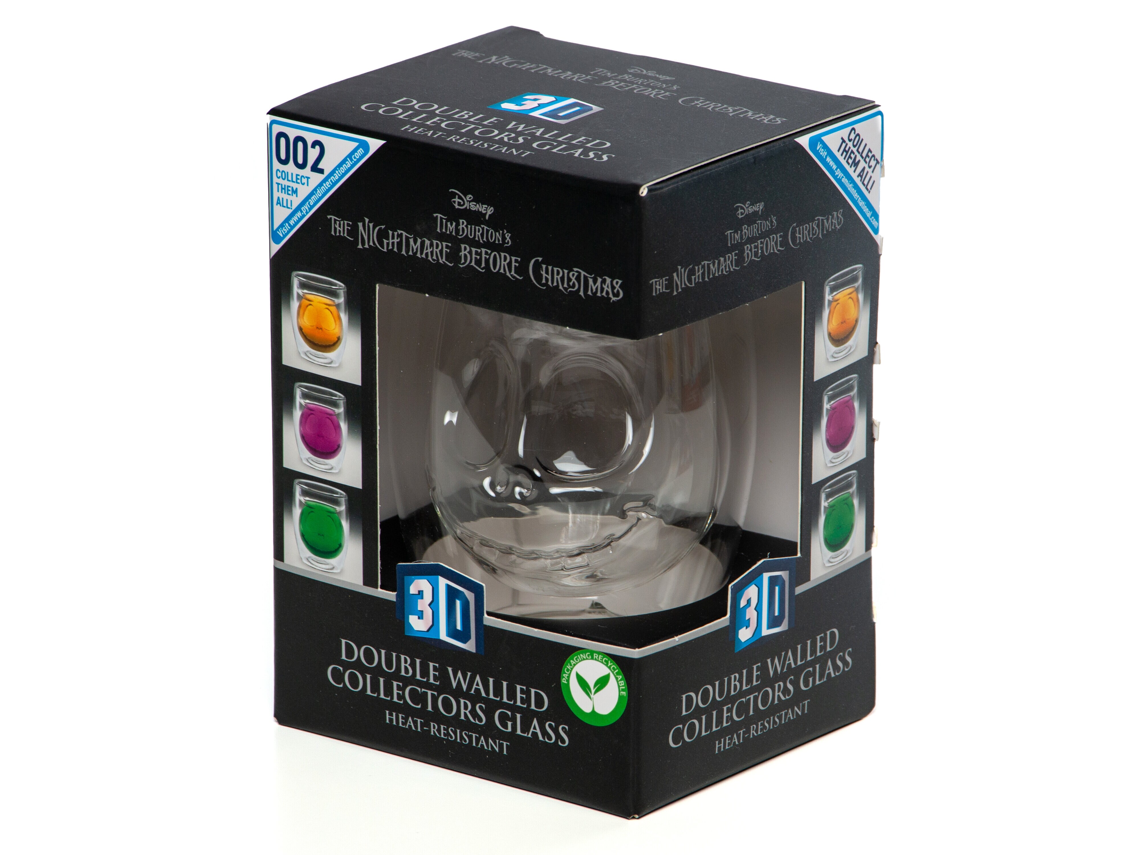 Nightmare Before Christmas Jack 3D-glass