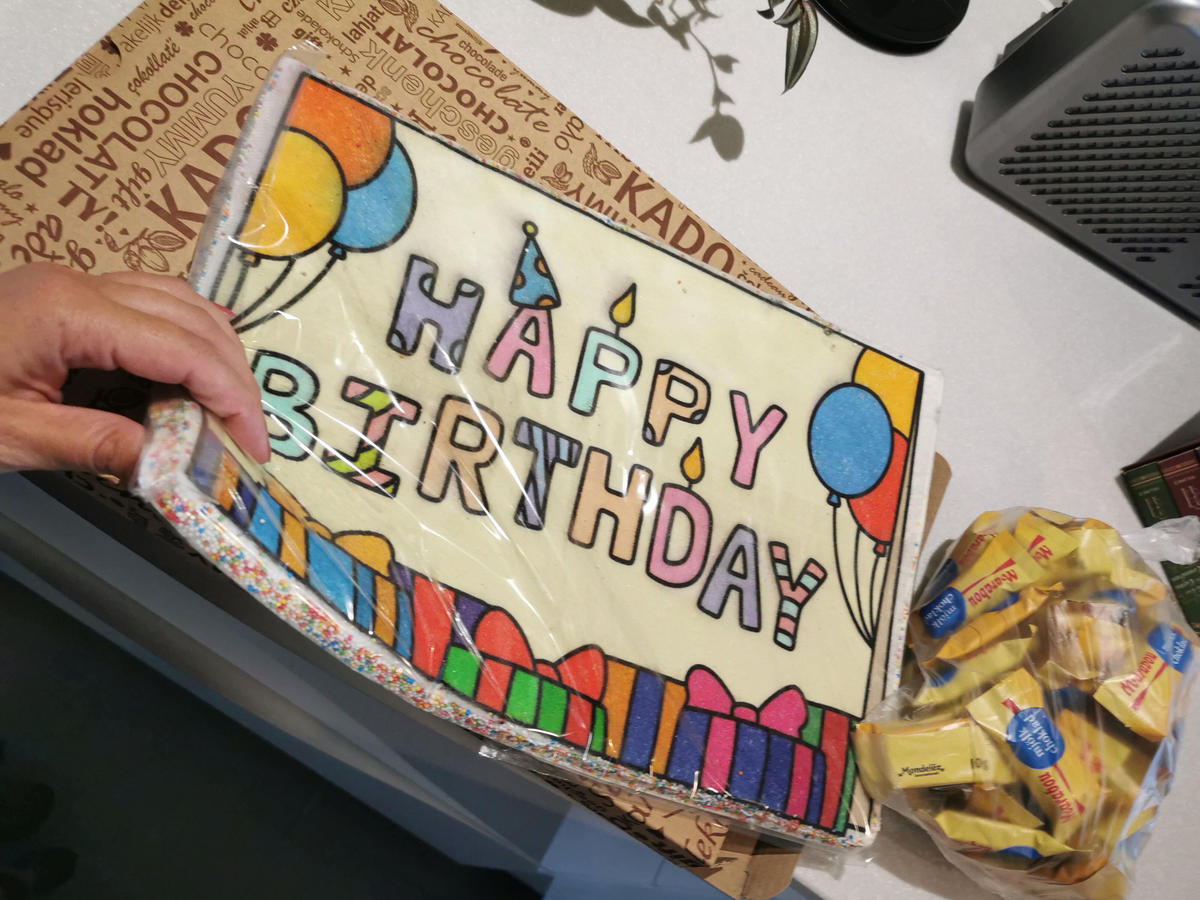 Marshmallow med personlig foto