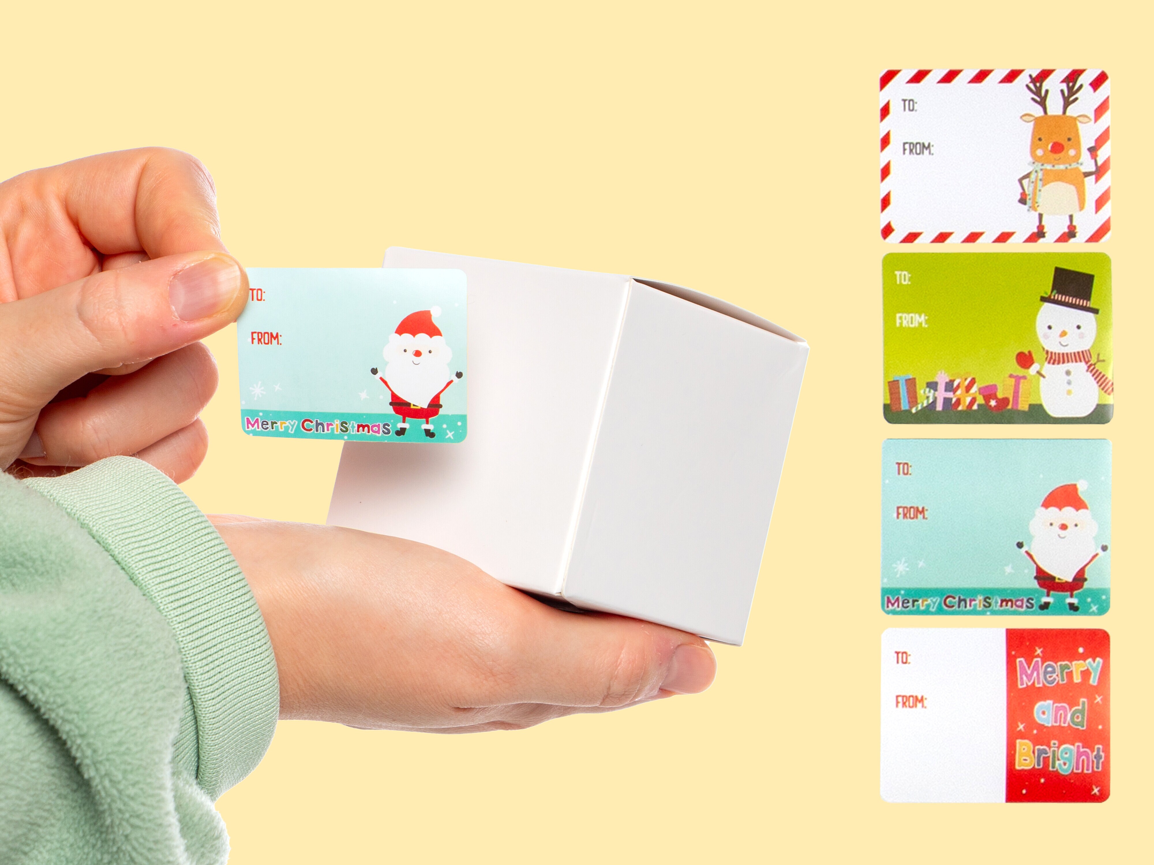 Juletiketter - Lekfulla