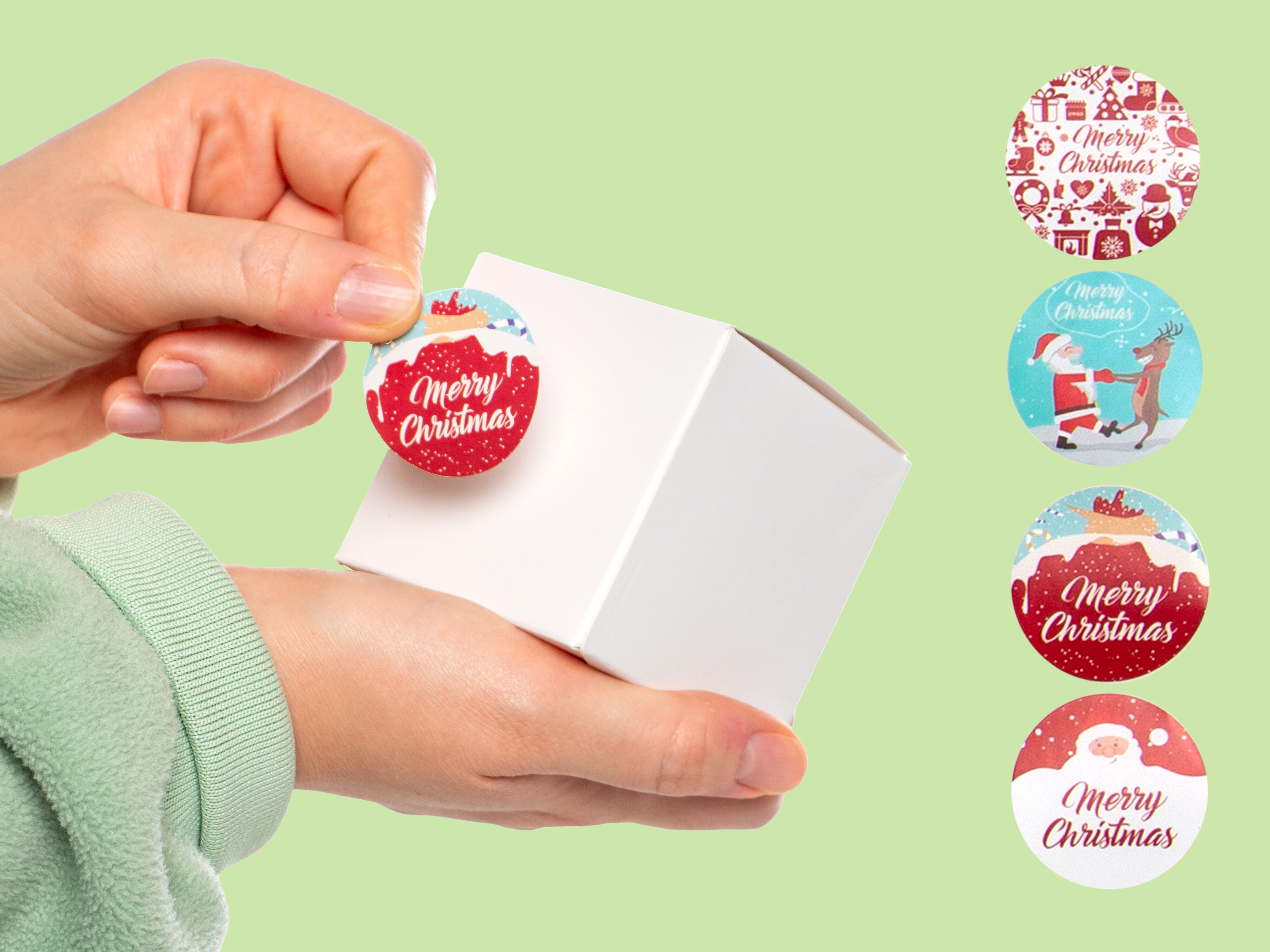 Joulupakettitarrat - Pyöreät