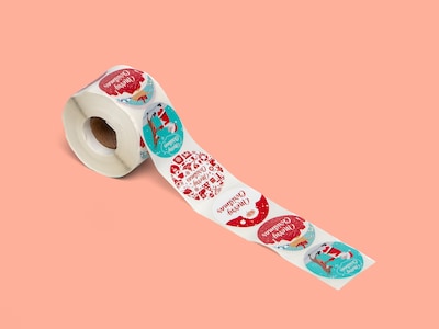 Juletiketter - Runda