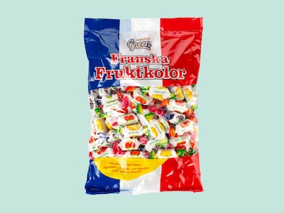 Franska Fruktkolor Lösgodis 725 gram