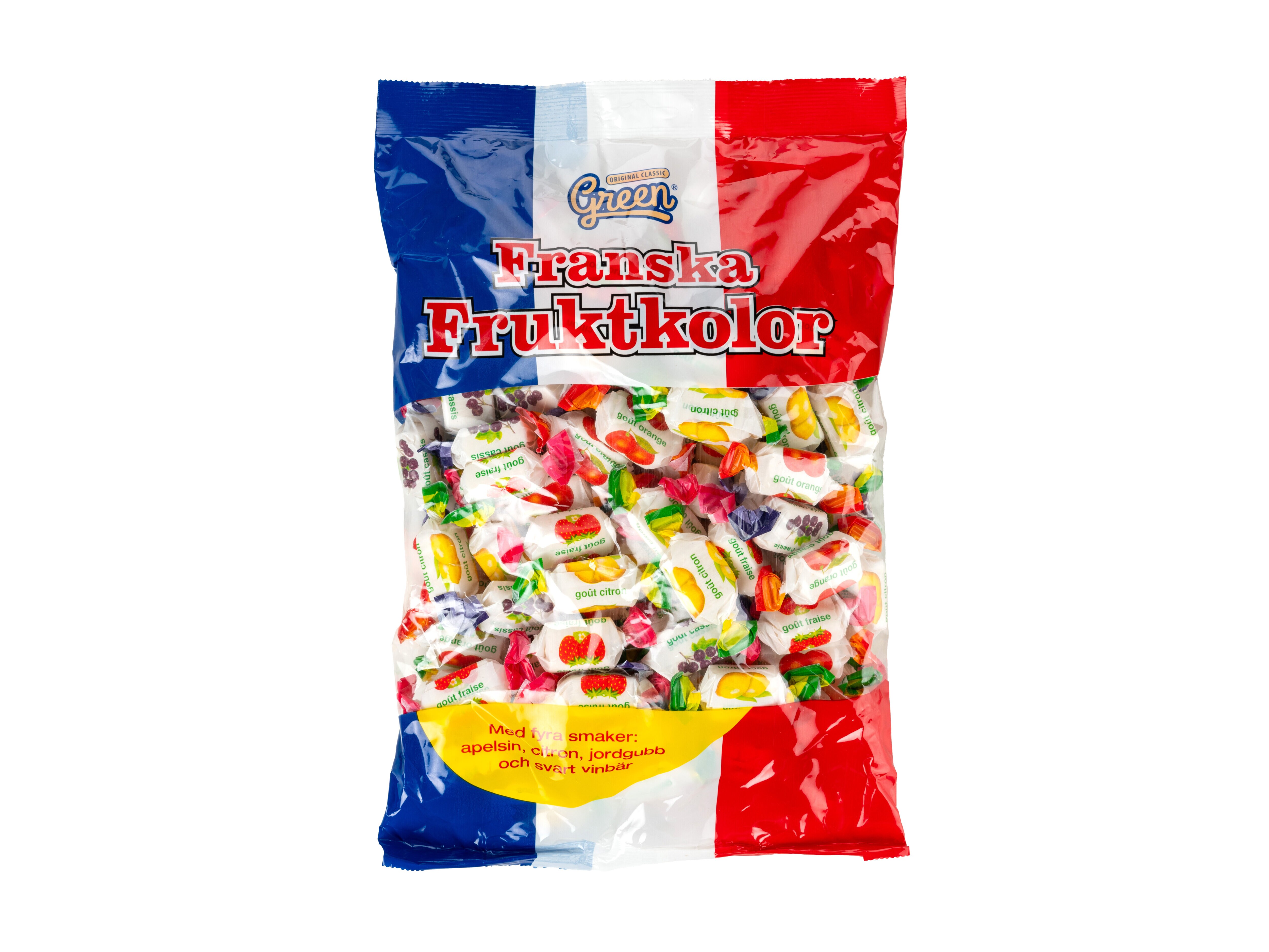 Franske Fruktkarameller smågodt 725 gram