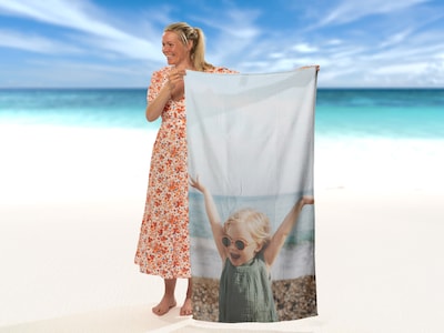 Personligt Badehåndklæde med Foto