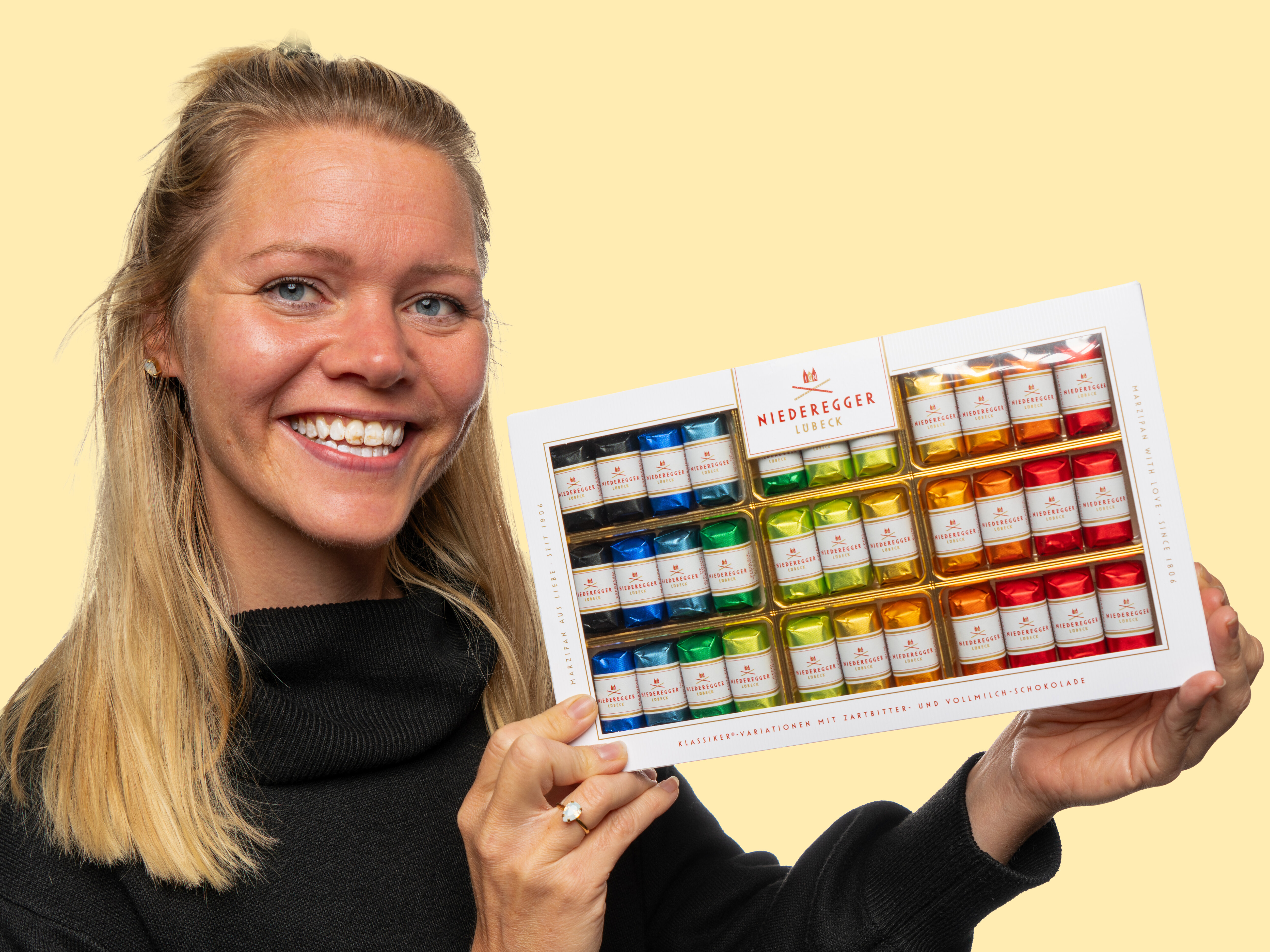 Chokladask med Marsipan 400 gram - Niederegger