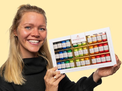 Chokoladeæske med Marcipan 400 gram - Niederegger