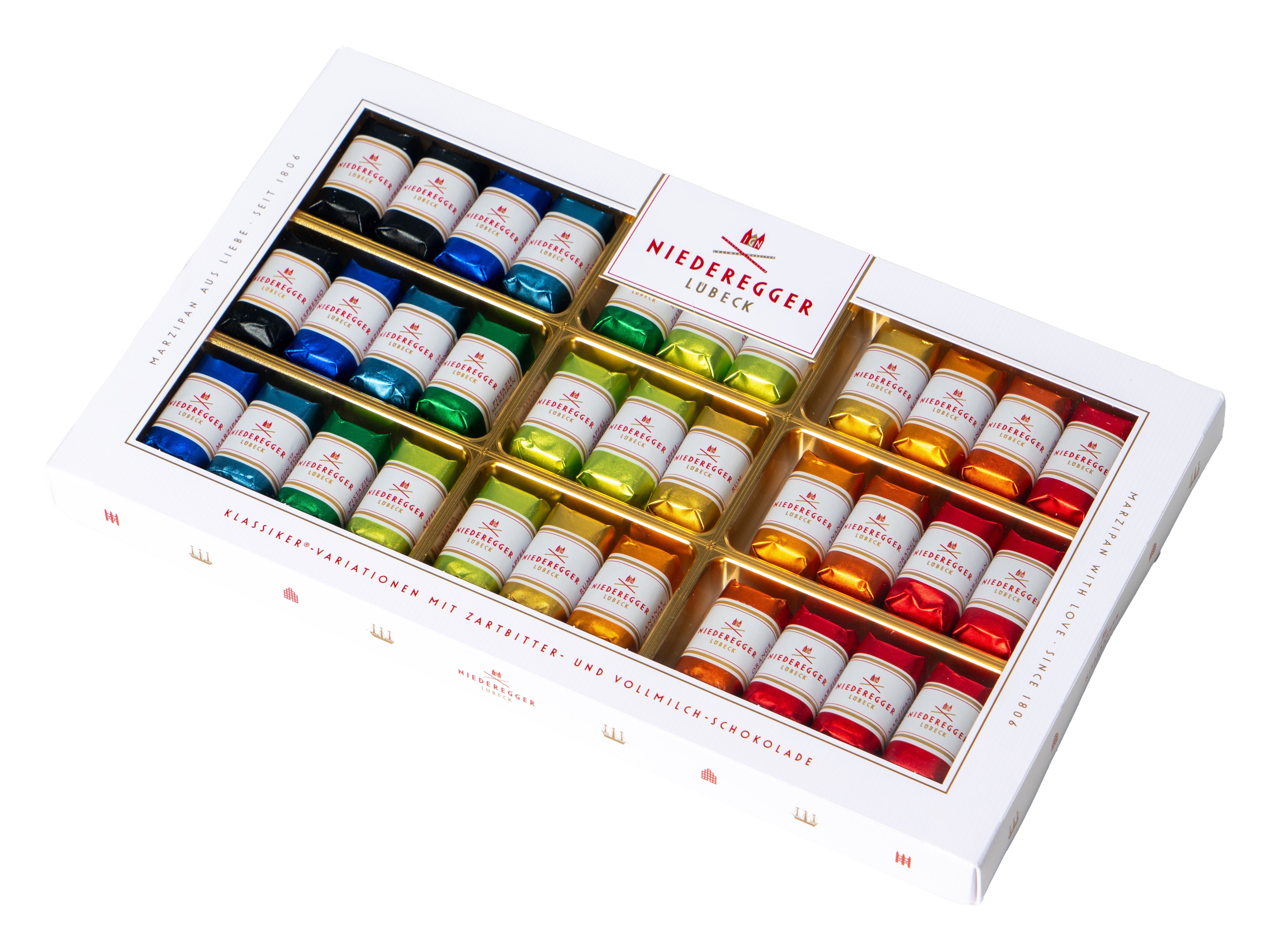 Chokladask med Marsipan 400 gram - Niederegger