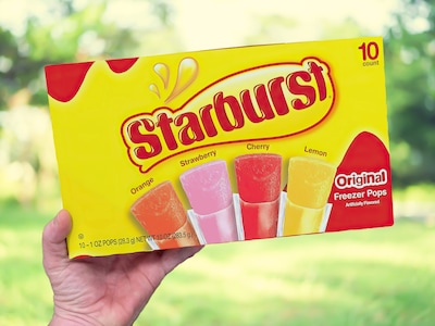 Starburst Eis am Stiel