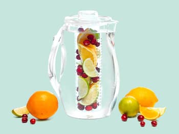 Kanne mit Fruchthalter