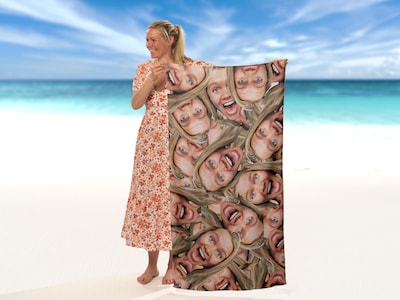 Personligt Badlakan med Foto - Multiface