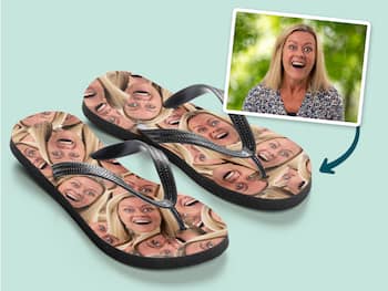 Personliga Flip-flops med Foto - Multiface