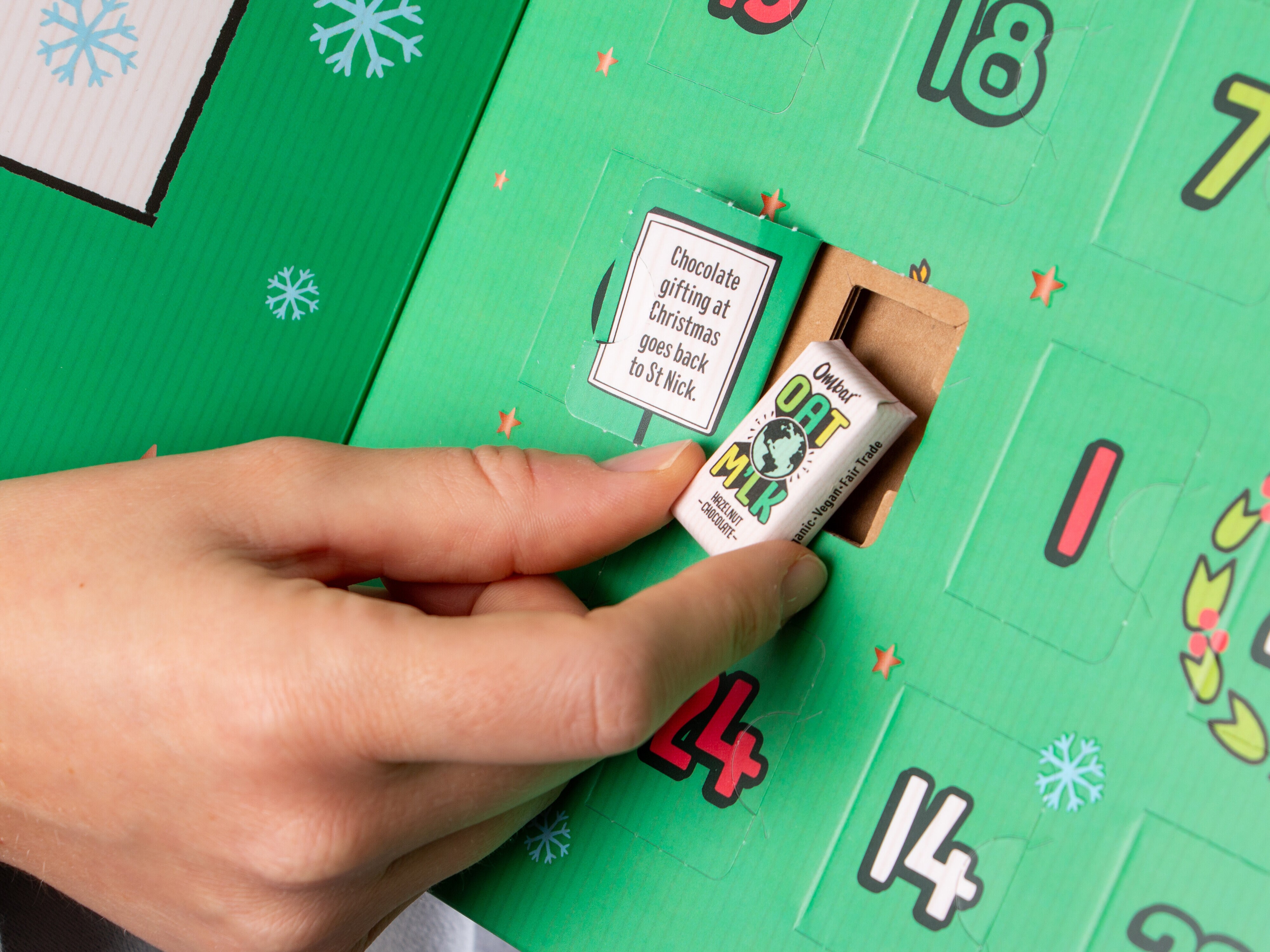 Ombar Vegaaninen & Gluteeniton Suklaakalenteri