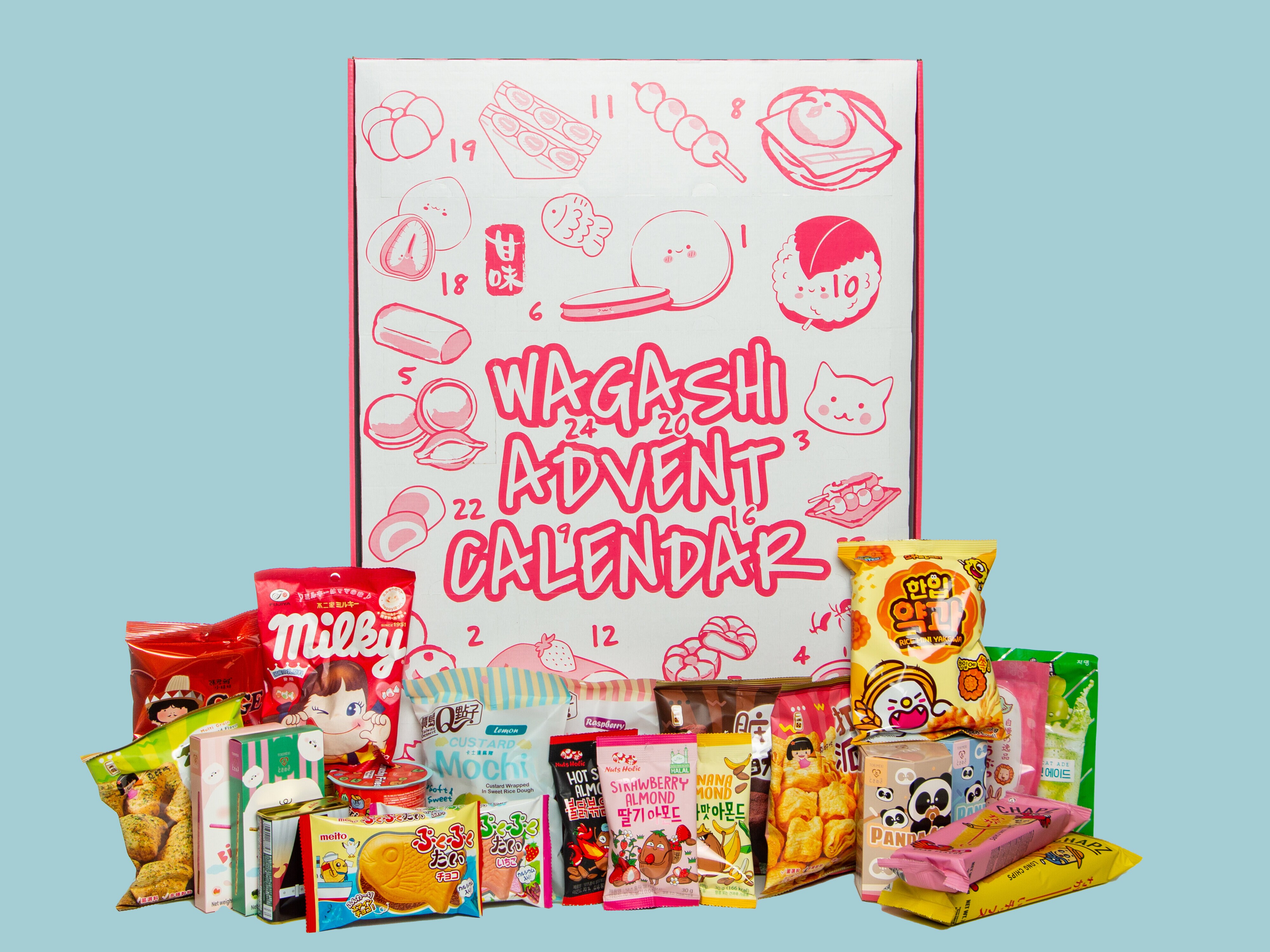 Adventskalender mit Asiatischen Snacks