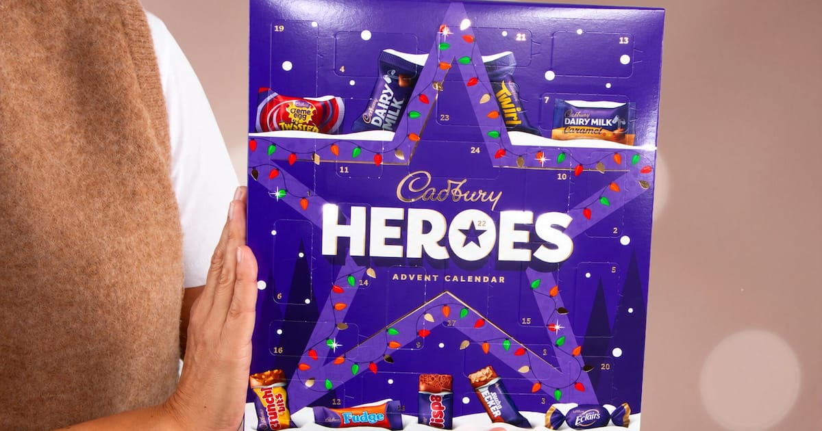 Cadbury Heroes chokoladejulekalender