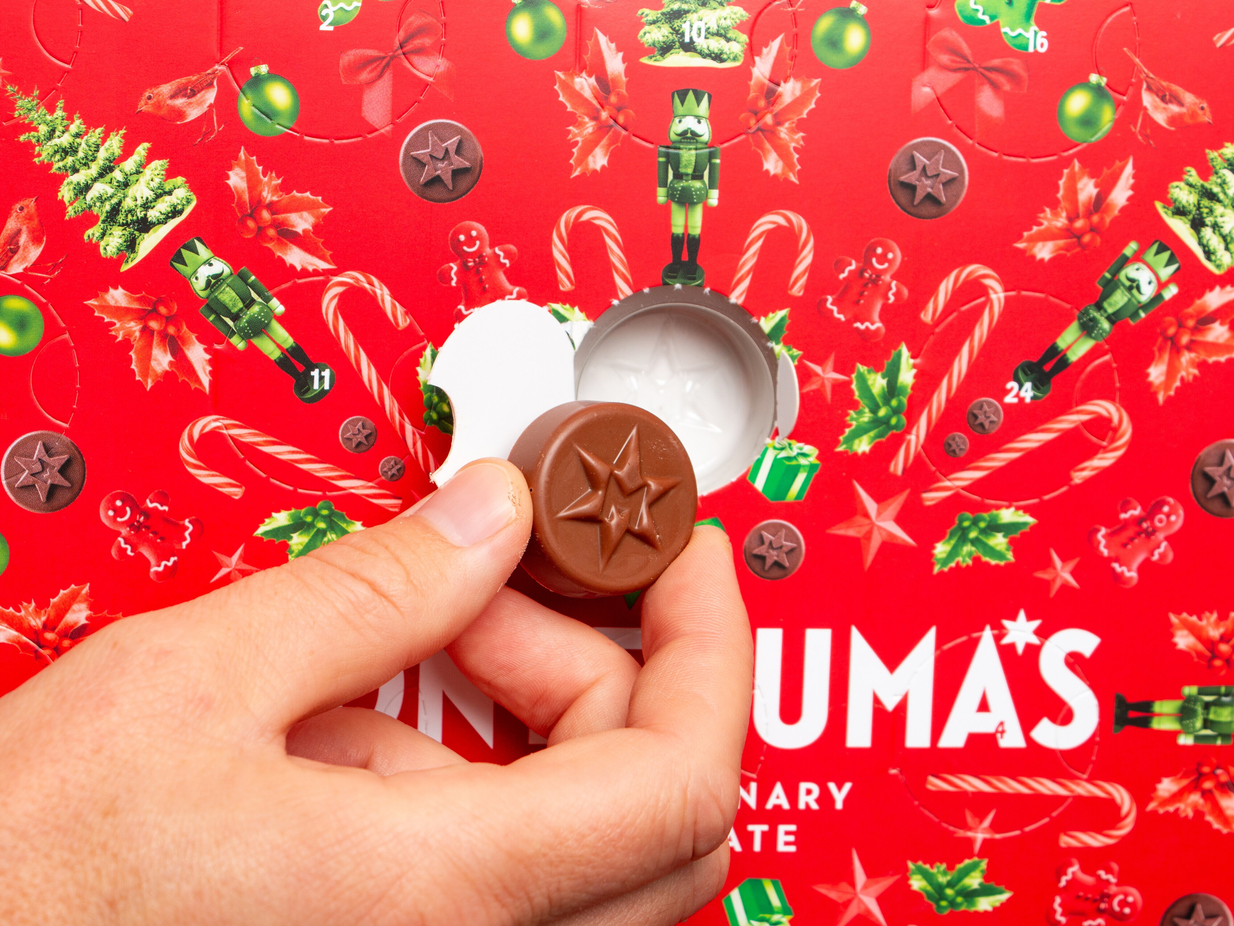 Montezuma Sjokoladekalendere med m