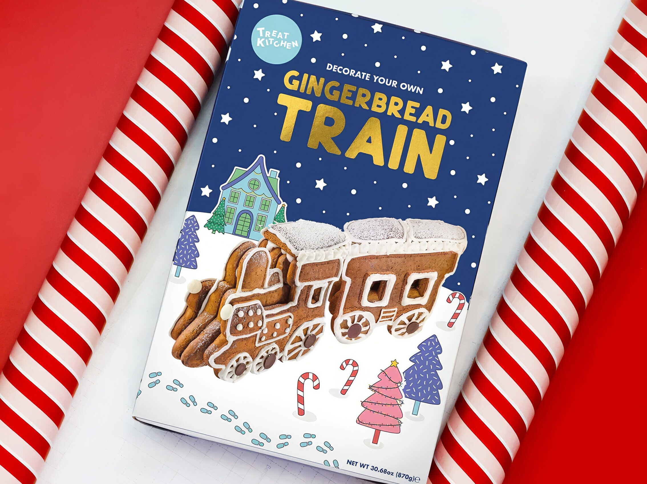 Byggsats Pepparkakståg - The Treat Kitchen