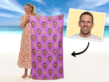 Persönliches Badetuch mit Foto - Sommer