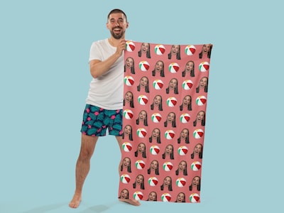 Henkilökohtainen Kylpypyyhe Valokuvalla - Kesä