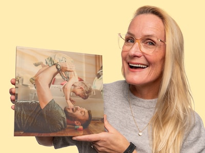 Personlig Fotoblokk i Tre