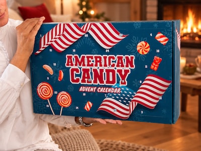 Julekalender med USA-slik