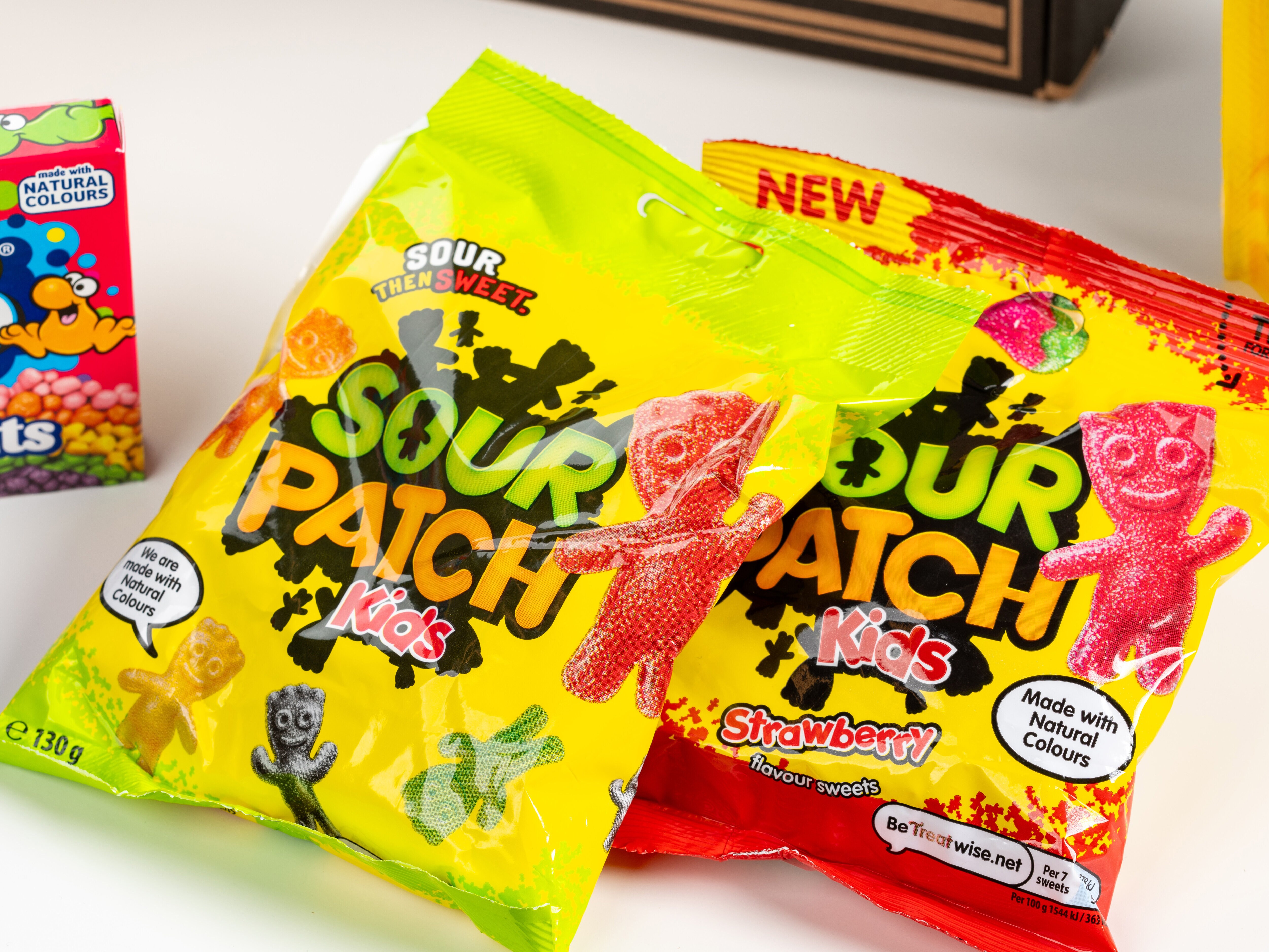 Gaveeske med amerikansk godteri