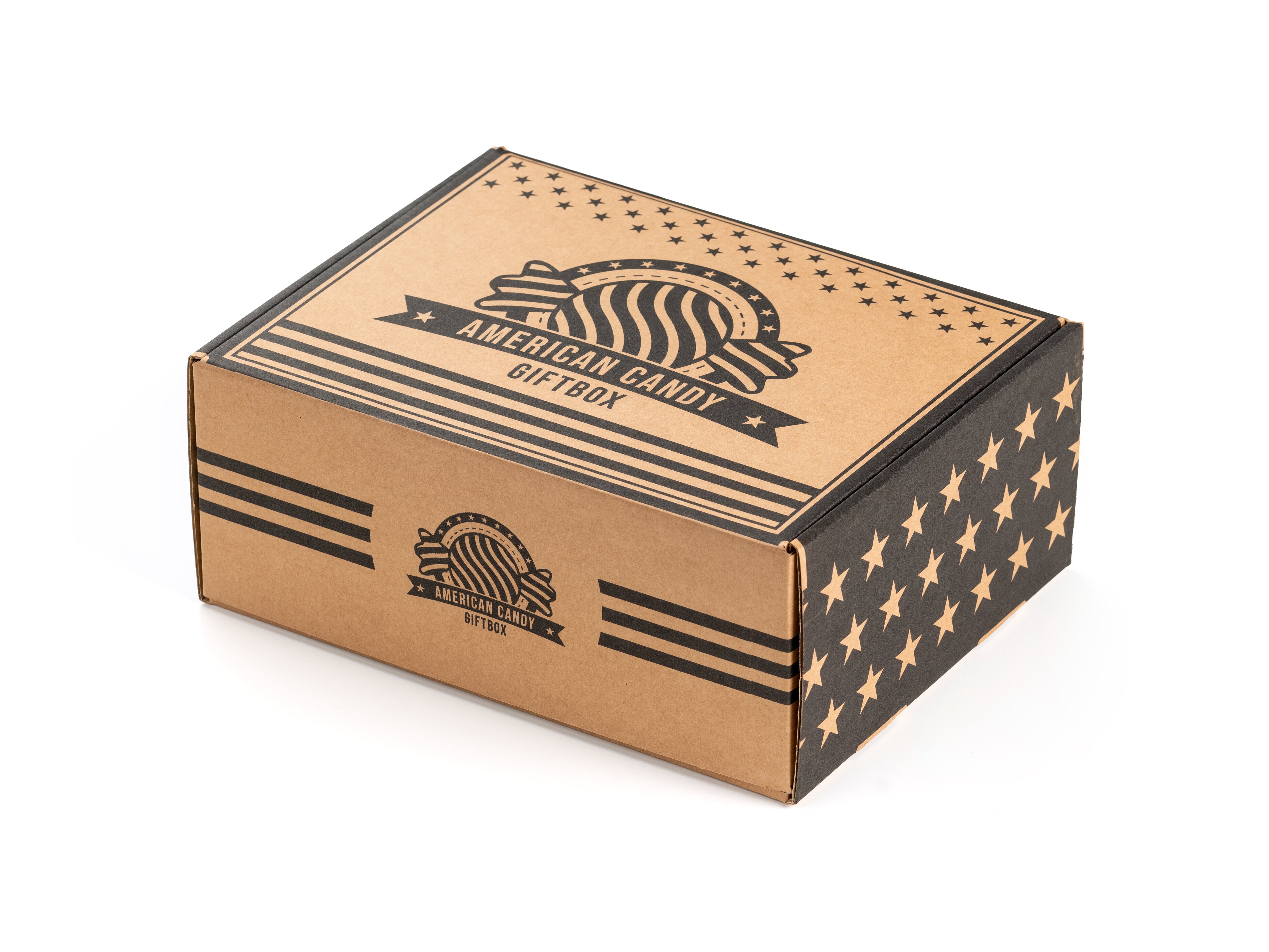 Gaveeske med amerikansk godteri