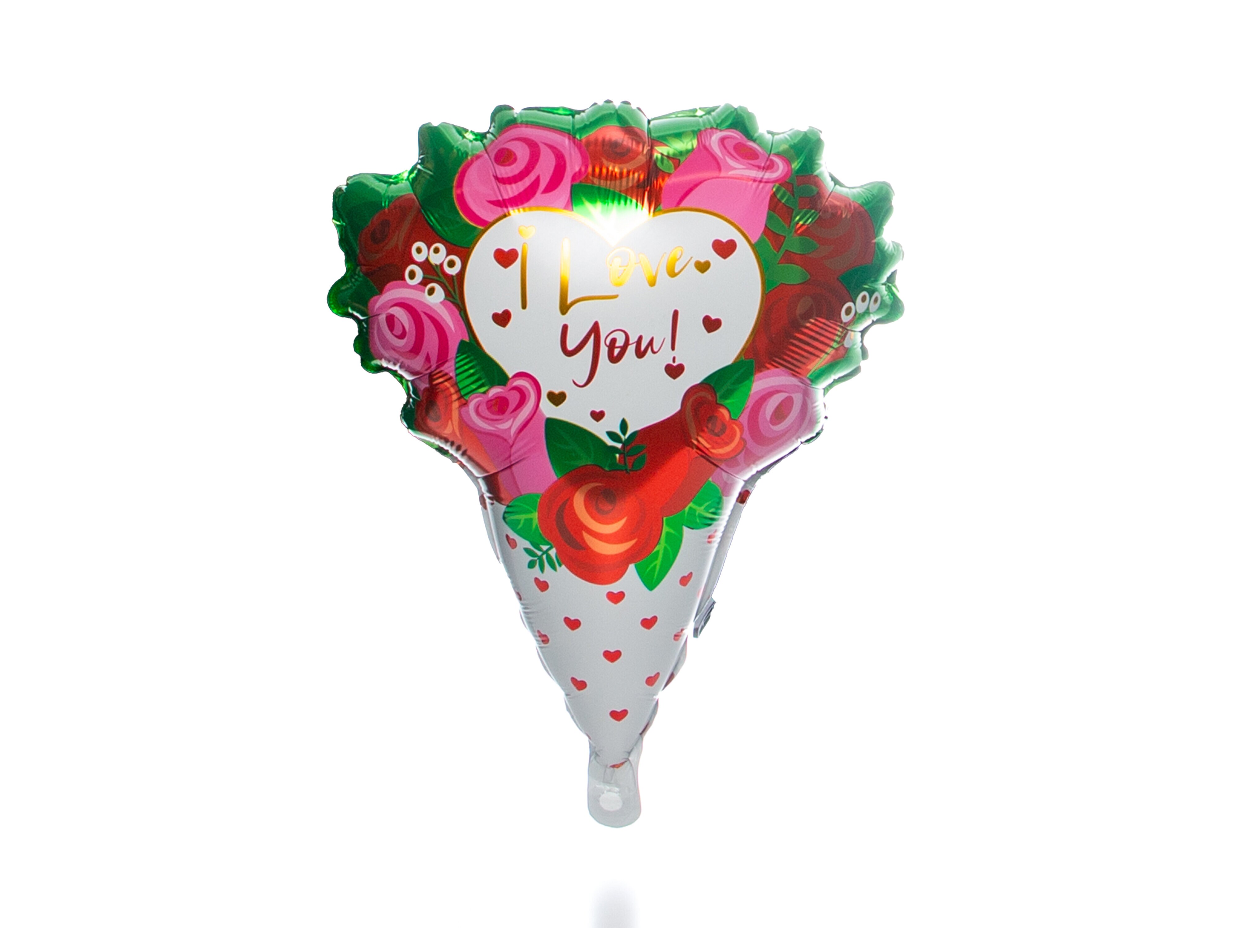 Folieballon Blomsterbuket I Love You