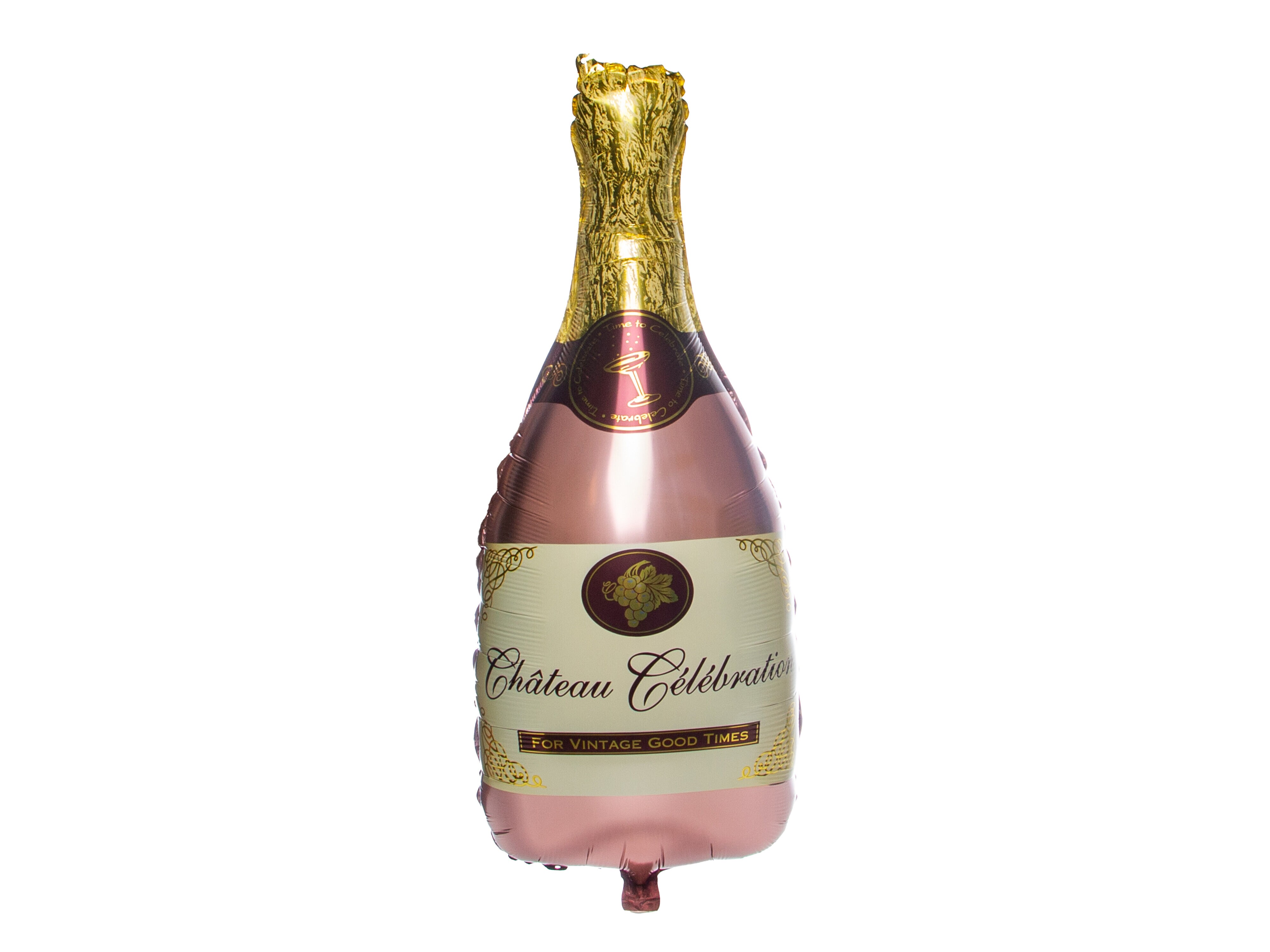 Folieballong Champagneflaska Rosé