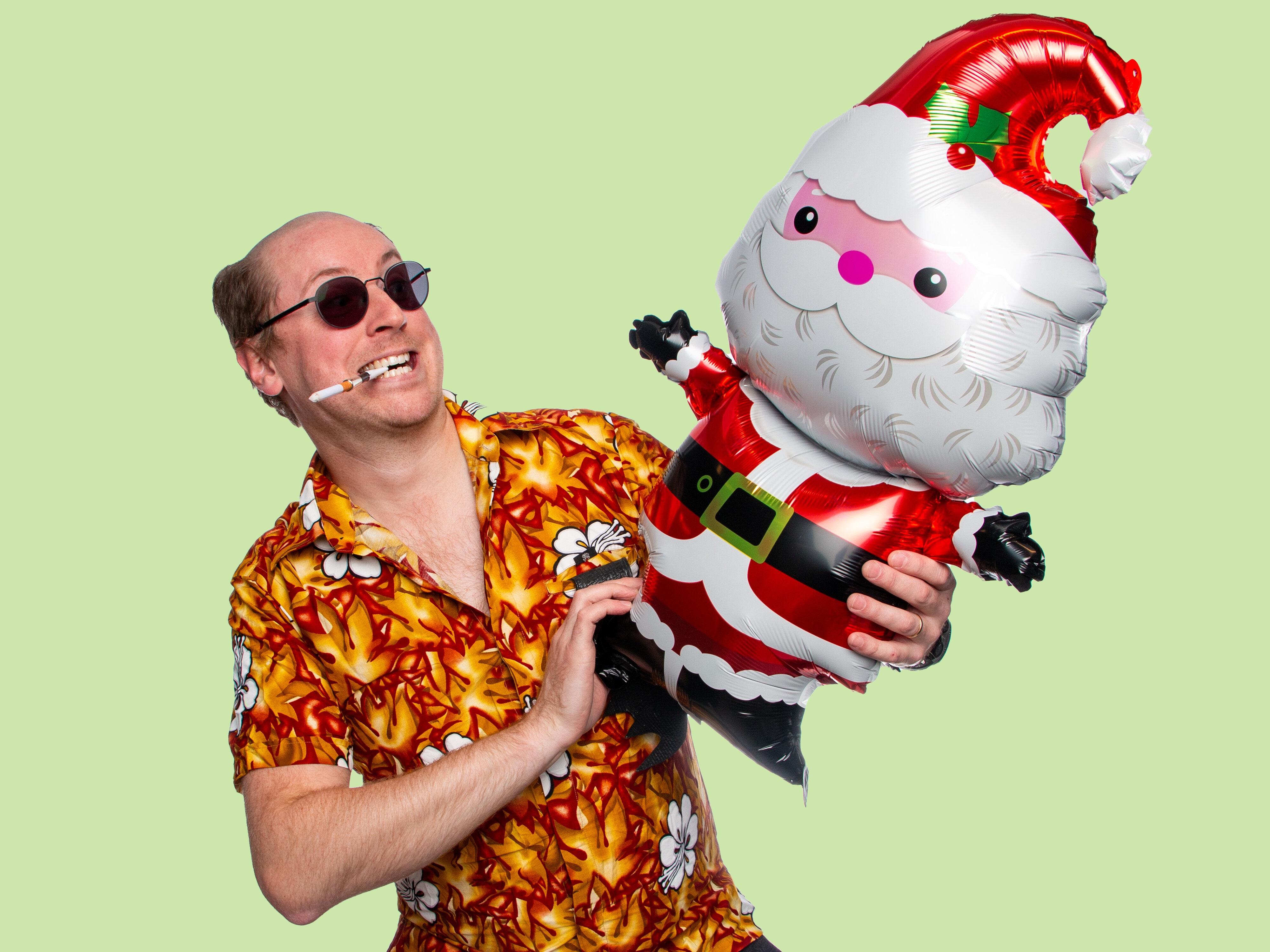 Folieballong Liten Julenisse