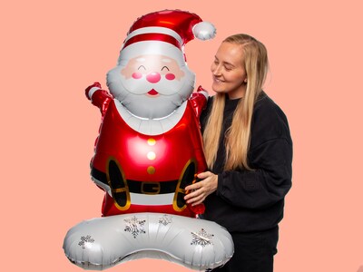 Folieballong Jultomte
