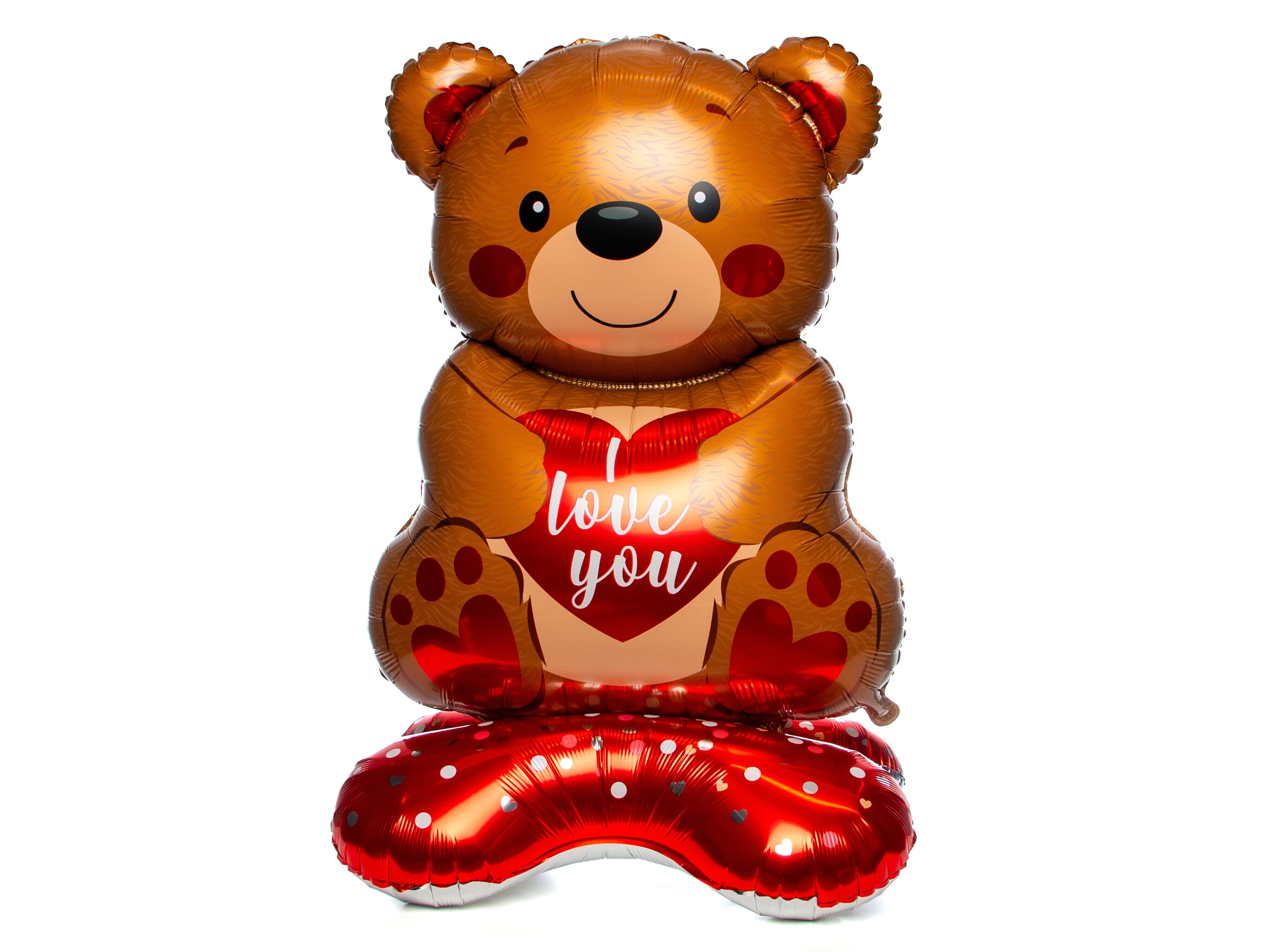 Folienballon Teddybär I Love You