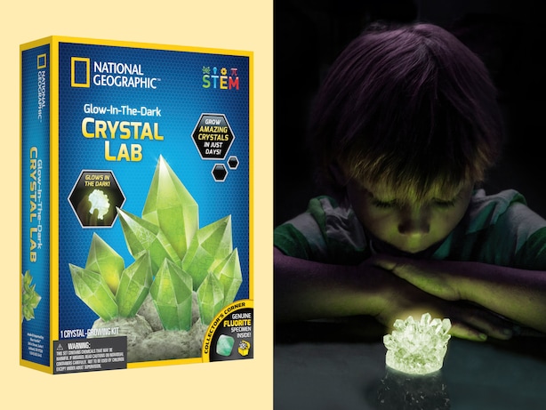National Geographic Glow-In-The-Dark Crystal Lab | Coolstuff.dk