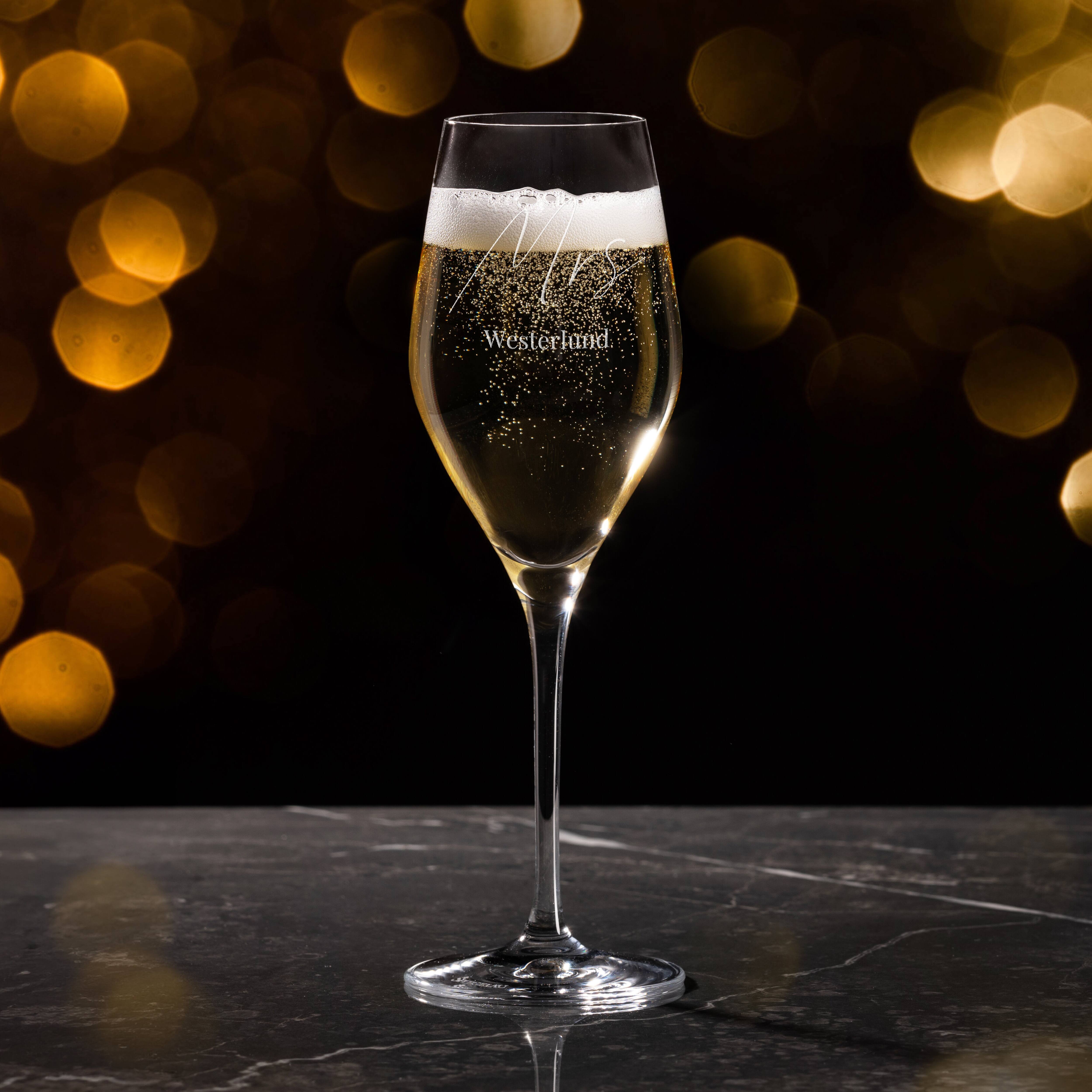 Champagneglass Med Gravering