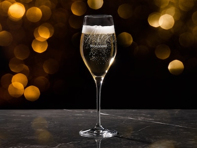 Personligt Spiegelau Champagneglas med Gravyr - Egen Text