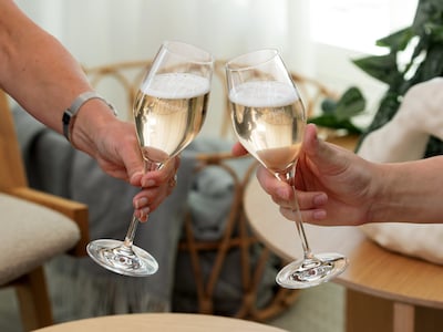 Personligt Spiegelau Champagneglas med Gravyr - Egen Text