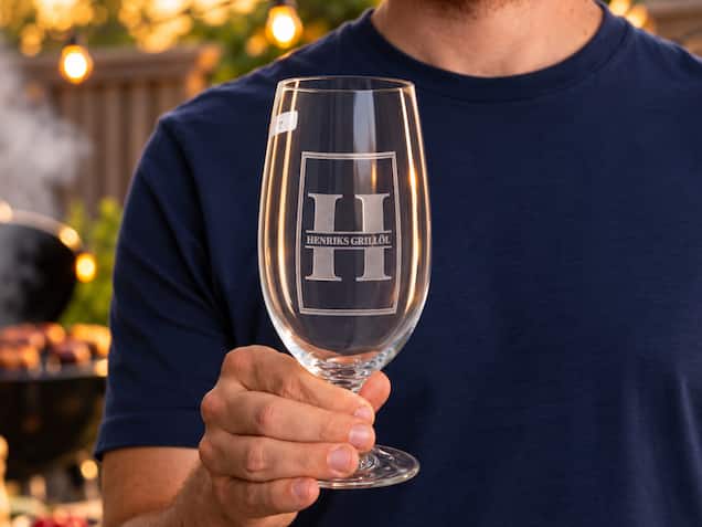 Persönliches Spiegelau Bierglas mit Gravur – Buchstabe & Name