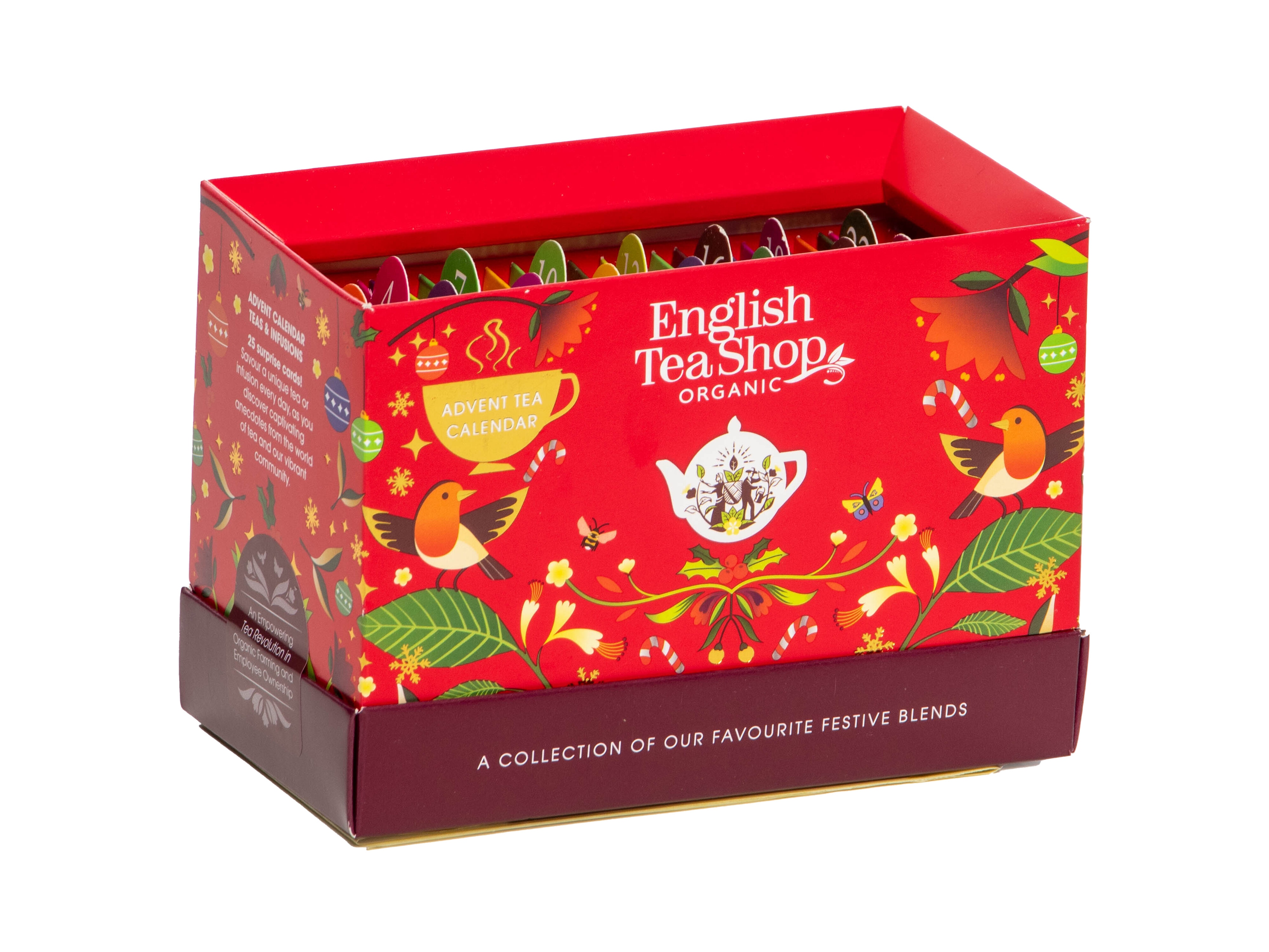 Tekalender Rød Box - English Tea Shop