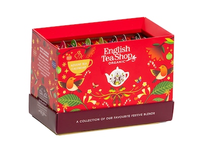 Tekalender Röd Box - English Tea Shop