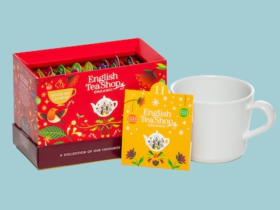 Tekalender Röd Box - English Tea Shop