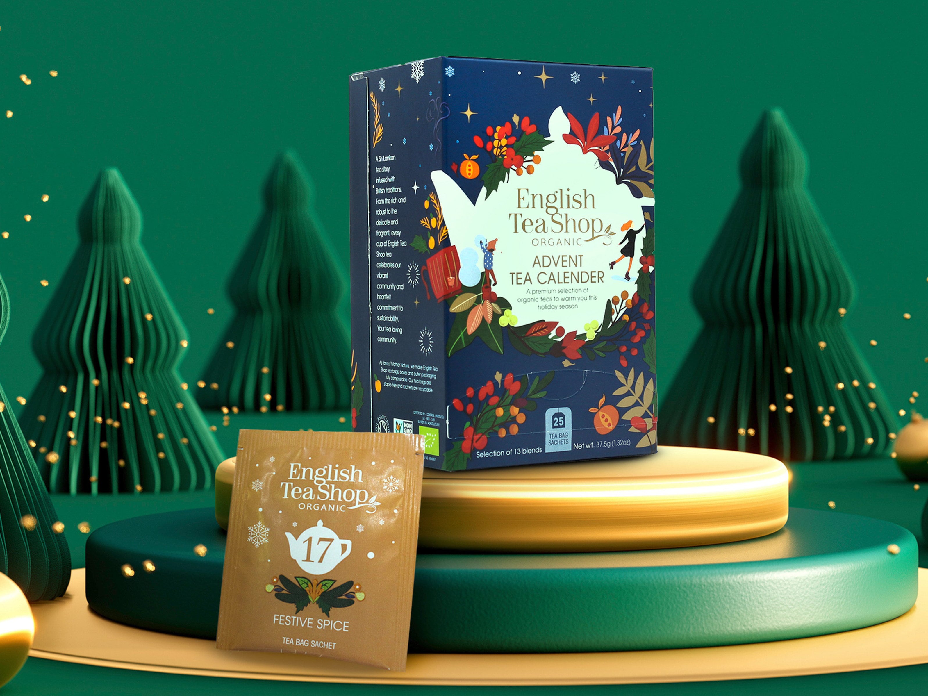 Tekalender Blå Boks - English Tea Shop