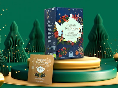 Tee-Kalender Blaue Box - English Tea Shop