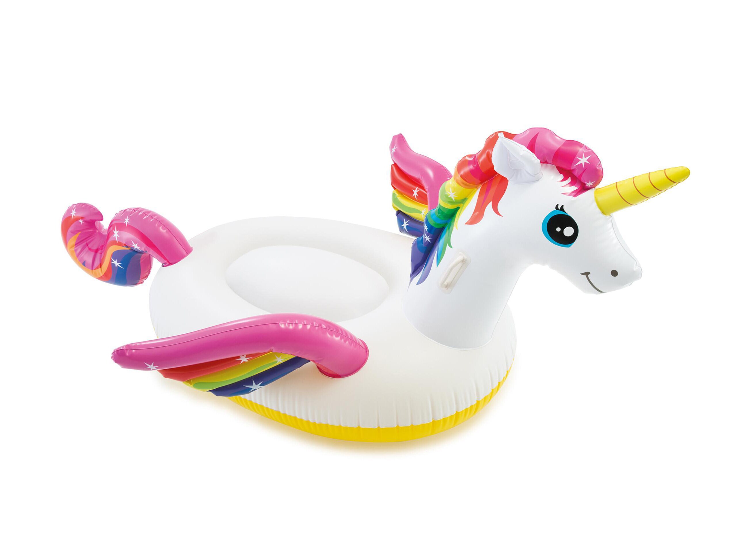 Uppblåsbar Badmadrass Enhörning - Intex