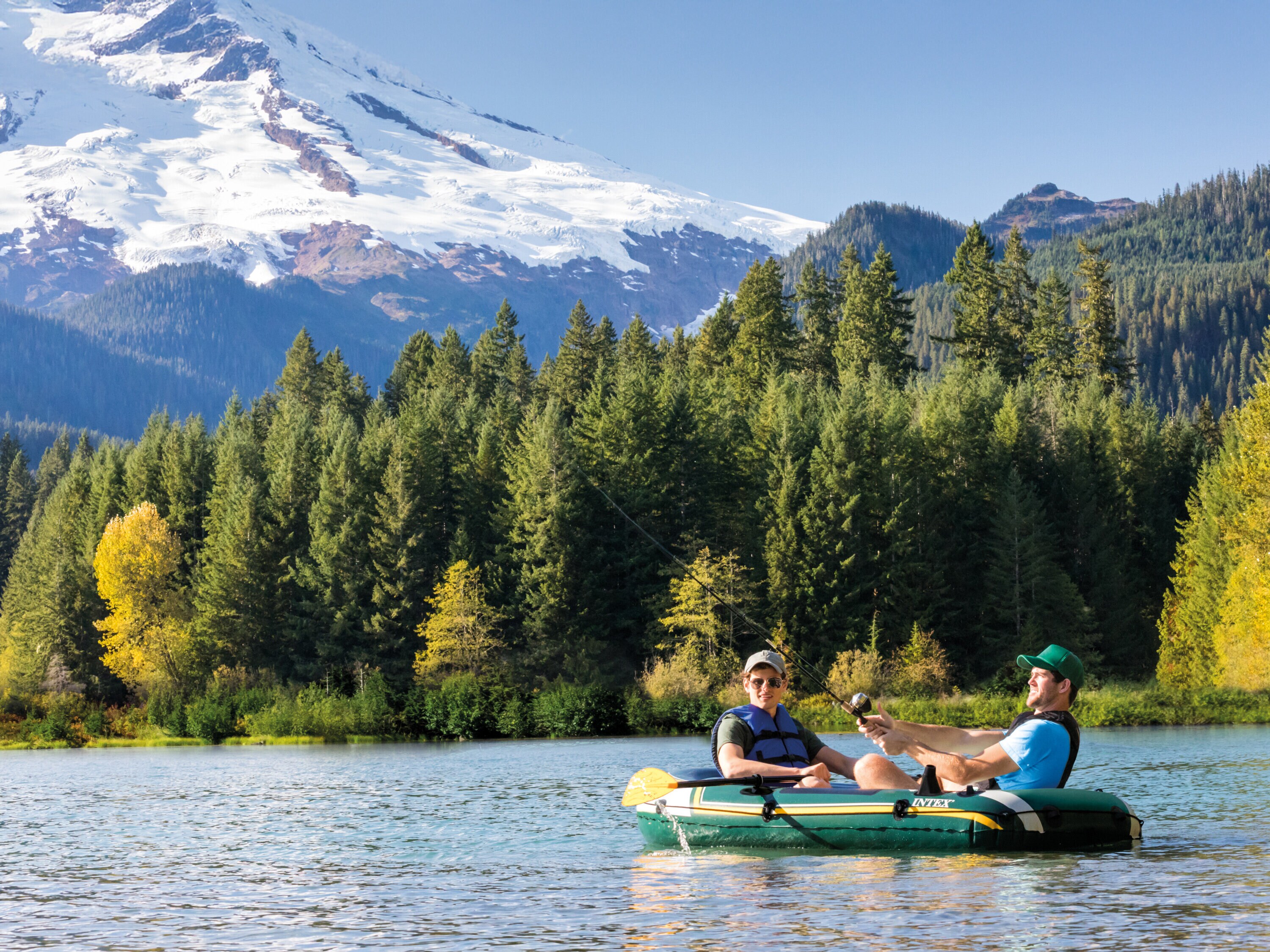 Tosædet Gummibåd - Intex Seahawk 2