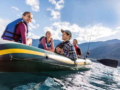 Fireseters gummibåt - Intex seahawk 4