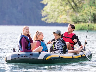 Fireseters gummibåt - Intex seahawk 4